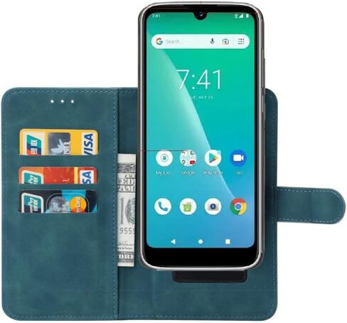 بالنسبة إلى ANS ARTIA SP555D SMARTPHOND ، فإن محفظة جلدية Universal مع حامل بطاقة الائتمان مقطع محفظة محفظة مغناطيسية للهاتف الذكي Artia SP555D 5.45 " - in Kuwait