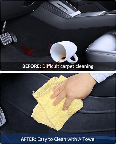 2025 8PCS Tesla Door Sill Protector for Model 3 2024 2025 Highland, Carbon Fiber Door Sill Scuff Plate Edge Guard, Front and Rear Door Entry Guard Scuff Plate Carpet Front Rear Sill in Kuwait