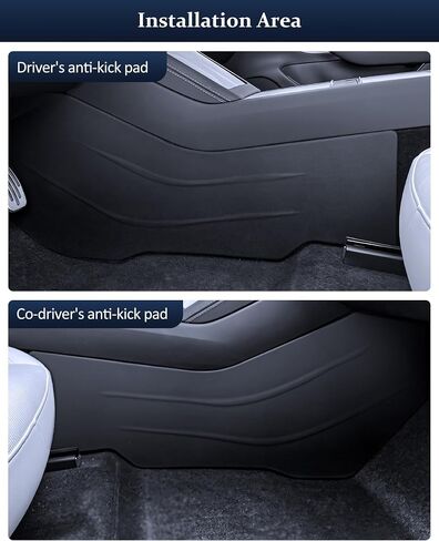 2025 8PCS Tesla Door Sill Protector for Model 3 2024 2025 Highland, Carbon Fiber Door Sill Scuff Plate Edge Guard, Front and Rear Door Entry Guard Scuff Plate Carpet Front Rear Sill in Kuwait