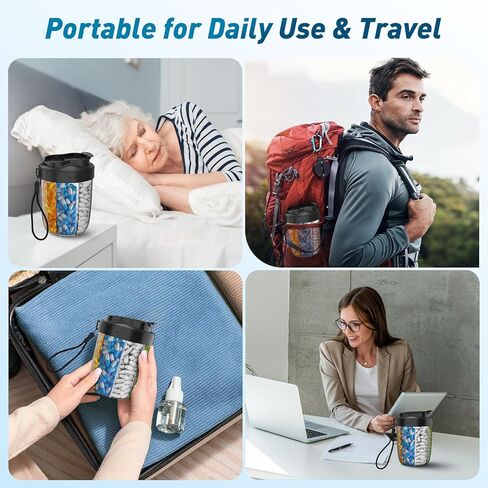 7-Compartment Pill Dispenser & Organizer - Large Supplement Organizer for Travel, Anti-Mixing Design, BPA-Free with Strap & 20 Sticky Labels(Light Blue) in Kuwait