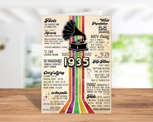 Katie Doodle - Cute, 30th Birthday Card, (Handmade in USA), 30th Birthday Gifts for Women, 30th Birthday Gifts for Men, 30th Birthday Decorations for Him, 30th Birthday Decorations for Her, 1995 in Saudi Arabia