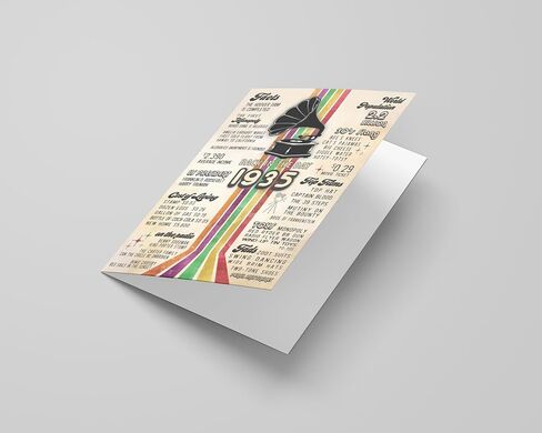 Katie Doodle - Cute, 30th Birthday Card, (Handmade in USA), 30th Birthday Gifts for Women, 30th Birthday Gifts for Men, 30th Birthday Decorations for Him, 30th Birthday Decorations for Her, 1995 in Saudi Arabia