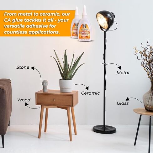 Y’allCanDiy Super Glue for Automotive 3 Pk x 0.7 Oz. (20g) – High-Strength Instant Bond for Car Parts, Metal, Plastic, Rubber, Glass & Trim Repairs – Precise, Easy to Apply in Kuwait