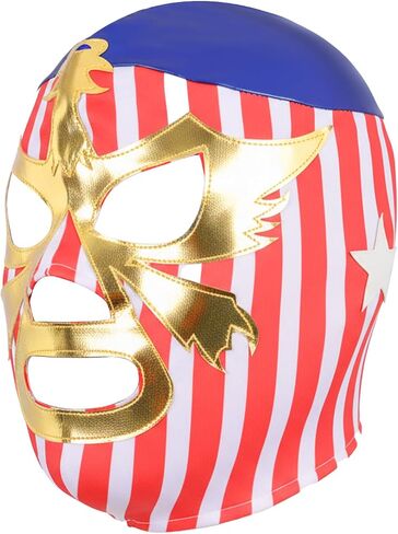 Mexican Wrestling Mask for Adult Men,Halloween Wrestler Costume Mask in Saudi Arabia