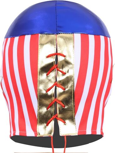 Mexican Wrestling Mask for Adult Men,Halloween Wrestler Costume Mask in Saudi Arabia