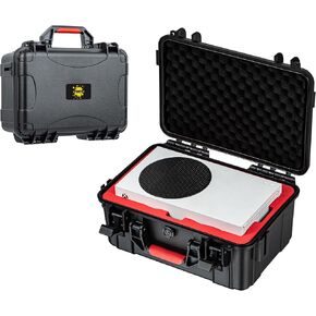 حقيبة حمل CENPIN لجهاز Xbox Series S، صندوق حمل صلب مقاوم للماء مع بطانة ناعمة لتخزين Xbox Series S وغيرها من الملحقات in Kuwait