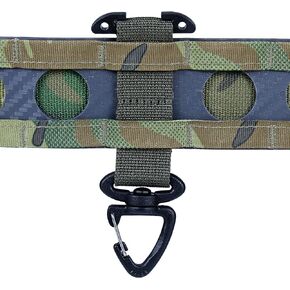 Tactical Molle Clip Swivel Triangle Plastic Snap Hook Hanging Carabiner T-Mount Bar Gloves Key Ring Holder Battle Belt Accessories