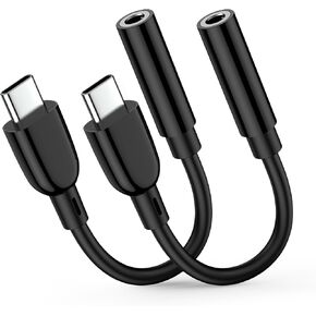 USB C to 3.5mm Audio Adapter, Samsung Headphone Adapter Jack Aux USB Type C Dongle Cable for iPhone 15/15 Pro Max,Samsung Galaxy S24/S23/S22/S21/S20/S10/Note 20 10,Google Pixel 8 Pro/8/7a/7 Pro/6/5