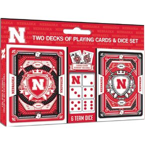 Masterpieces NCAA 2 Pack Cards and Dice Set