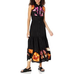 Desigual Women's Woman Woven Dress Sleeveless