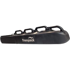 TRANSPACK Hard High Density Polyethylene Ski Case Shuttle| Molded Handles & Rugged Low-Profile Wheels | Adjustable from 114cm to 208cm (7005-01)