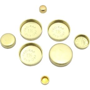 DNJ FPS140 Brass Freeze Plug Set for 1998-2010 / Chrysler, Dodge / 2.7L / V6 / 24V / DOHC / 167cidNote Brass Freeze Plugs