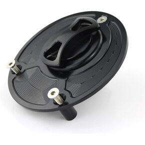 Xitomer CNC Aluminum Alloy, Fuel Cap, Fit for XSR 900/ FJ09/ FZ-09 MT-09, FZ1 Fazer/ FZ6/ FZ-8/ FZ-10, FZ-07 MT-07/ XSR 700, XJR1300, YZF-R1/YZF R6/ YZF R25/ R3/ R125, Gas Tank Cover (Black)