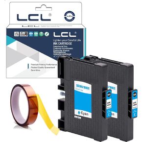 LCL Compatible Sublimation Ink Replacement for Sawgrass Virtuoso SG500 SG1000 PRINTAN Dink High Yield (2-Pack Cyan)