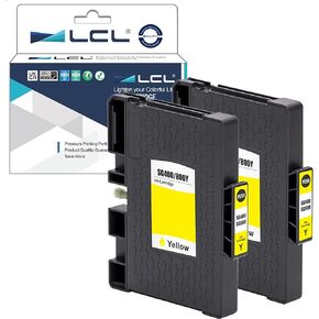 استبدال حبر التسامي المتوافق مع LCL لـ Sawgrass Virtuoso SG400 SG800 PRINTAN Dink عالي الإنتاجية SG400NA/EU SG800NA (عبوتان أصفر) in Kuwait