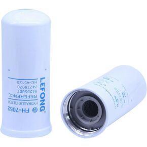 LEFONG FH-7052 Hydraulic Filter Replaces 84255607, 47710533, P576047, P569206, HF9500, 84202794, 84278070, 47456328, T341322, SH66245, 4812112262 Fits New Holland Case In John Deere Track Skid Loaders