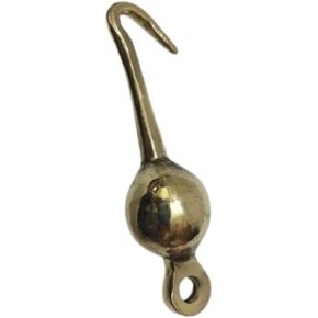 مصفق جرس نحاسي - صوت رائع - معبد/كنيسة/ديني/تقليدي/مدرسة/كلية - نحاس: الطول: 5 بوصات (525) in Kuwait