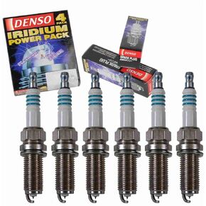 6 pc DENSO Iridium Power Spark Plugs compatible with Nissan Frontier 4.0L V6 2005-2016