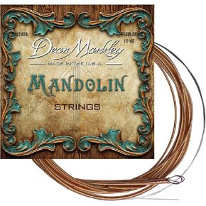 Dean Markley Mandolin Phosphor Bronze Strings, 11-38 Light Mandolin Strings with Long-Lasting Brilliant Tone and Incredible Clarity Mandolin String Set, Made in the USA