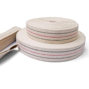 ecogreentextiles (25 Feet) 2 inch Heavy Duty Cotton Webbing Strap with Adjustable Metal Buckle – Versatile Solution for Unmatched Support, Moving Furniture, and DIY Projects
