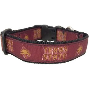 All Star Dogs NCAA Texas State Bobcats Dog Collar