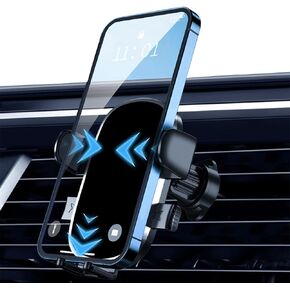 DingGee Phone Holders for Your Car, Upgraded Vent Clip, Phone Holder Car Vent, Mobile Holder for Car, Can Rotate from Multiple Angles. 【 Mobile Friendly 】 Compatible with Various Types of Smartphones.