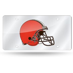 Rico Industries NFL Unisex-Adult Laser Inlaid Metal License Plate Tag