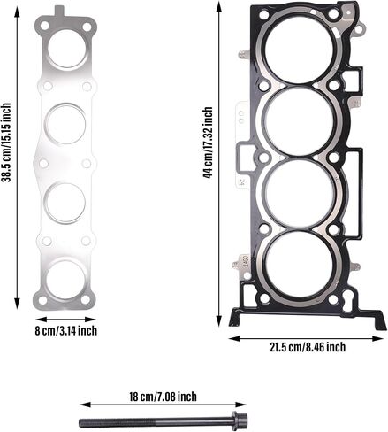 تتوافق مسامير حشية رأس الأسطوانة من NK BEAUTY تمامًا مع مجموعة حشية الرأس Hyundai Sonata Kia L4-2.4L لعام 2011-2015 HS54741B، CS26333-1، ES72465-1، ES72465 in Kuwait