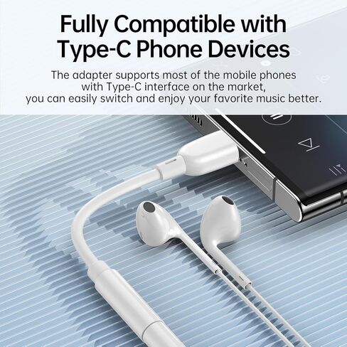 USB C to 3.5mm Audio Adapter, Samsung Headphone Adapter Jack Aux USB Type C Dongle Cable for iPhone 15/15 Pro Max,Samsung Galaxy S24/S23/S22/S21/S20/S10/Note 20 10,Google Pixel 8 Pro/8/7a/7 Pro/6/5 in Kuwait