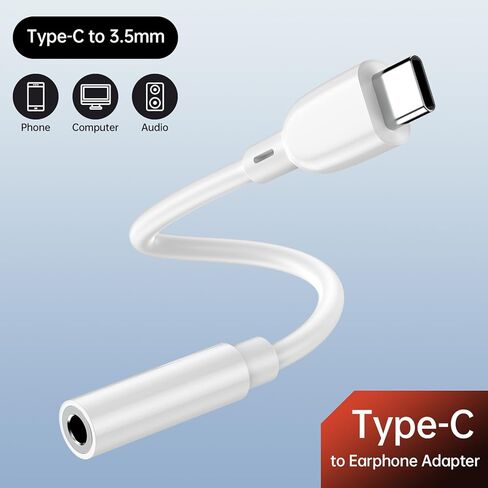 USB C to 3.5mm Audio Adapter, Samsung Headphone Adapter Jack Aux USB Type C Dongle Cable for iPhone 15/15 Pro Max,Samsung Galaxy S24/S23/S22/S21/S20/S10/Note 20 10,Google Pixel 8 Pro/8/7a/7 Pro/6/5 in Kuwait