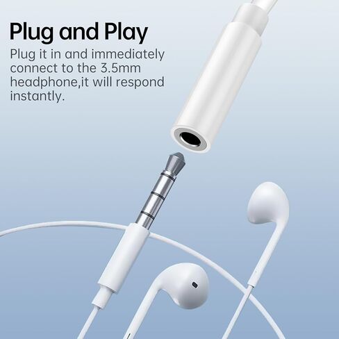 USB C to 3.5mm Audio Adapter, Samsung Headphone Adapter Jack Aux USB Type C Dongle Cable for iPhone 15/15 Pro Max,Samsung Galaxy S24/S23/S22/S21/S20/S10/Note 20 10,Google Pixel 8 Pro/8/7a/7 Pro/6/5 in Kuwait