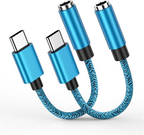 محول صوت USB C إلى 3.5 ملم، محول سماعة رأس سامسونج جاك Aux USB نوع C كابل دونجل لهاتف iPhone 15/15 Pro Max، Samsung Galaxy S24/S23/S22/S21/S20/S10/Note 20 10، Google Pixel 8 Pro/8 /7a/7 برو/6/5 in Saudi Arabia