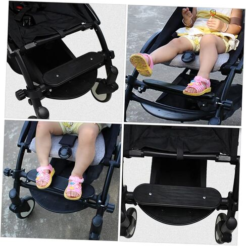 jojofuny Stroller Pedal Pushchair Extension Foot Rest Baby Stroller Footboard Baby Pram Footrest Stroller Foot Rest Baby Footrest Stroller Feet Extension Extend Iron Tube Umbrella Car in Saudi Arabia