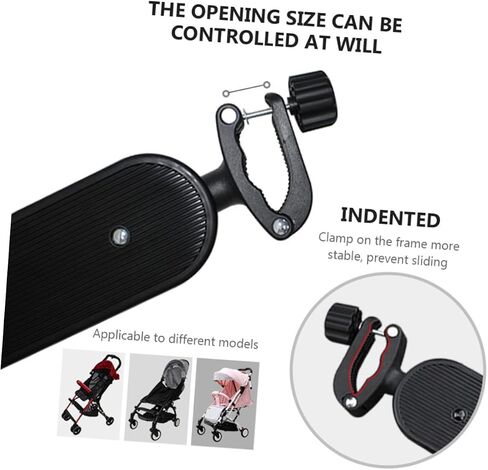 jojofuny Stroller Pedal Pushchair Extension Foot Rest Baby Stroller Footboard Baby Pram Footrest Stroller Foot Rest Baby Footrest Stroller Feet Extension Extend Iron Tube Umbrella Car in Saudi Arabia