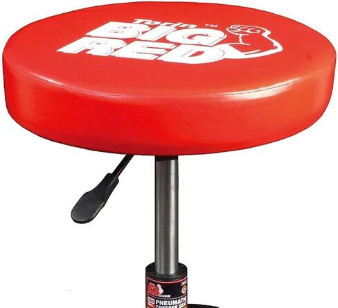 BIG RED TR6300-1 Torin Rolling Creeper Garage/Shop Seat: Padded Mechanic Stool with Tool Tray, Red in Saudi Arabia