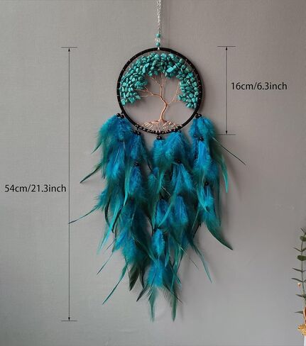 SOYUZU شجرة الحياة حلم الماسك حلم كبير الماسك لغرفة نوم الكبار سماوي حلم الماسك مع كريستال للأطفال بنين بنات الجدار شنقا زخرفة الحرف هدية in Kuwait