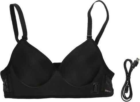 حمالة صدر كهربائية لتدليك الثدي من أنكرويو، جهاز تدليك الثدي القابل لإعادة الشحن عبر USB، جهاز تدليك للعناية بالثدي لمنع ترهل الثدي in Kuwait