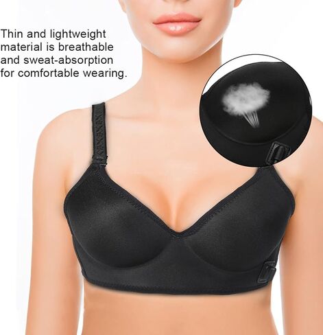 حمالة صدر كهربائية لتدليك الثدي من أنكرويو، جهاز تدليك الثدي القابل لإعادة الشحن عبر USB، جهاز تدليك للعناية بالثدي لمنع ترهل الثدي in Kuwait