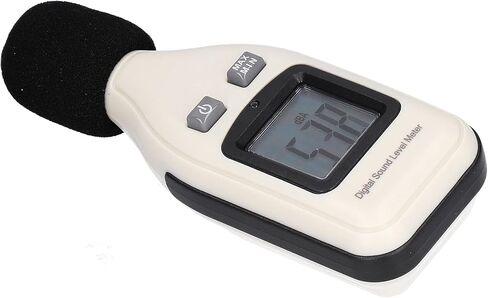 Orenic Decibel Meter, GM1351 Digital Sound Level Meter Backlight with LCD Display, Noise Measure Device for Home, Noisy Neighbor, Factory (9V 6F22 Square Battery Not Including) in Kuwait