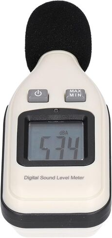 Orenic Decibel Meter, GM1351 Digital Sound Level Meter Backlight with LCD Display, Noise Measure Device for Home, Noisy Neighbor, Factory (9V 6F22 Square Battery Not Including) in Kuwait