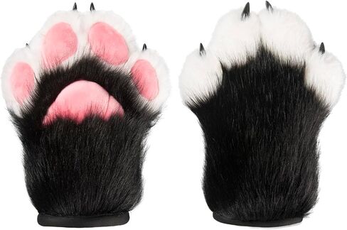 لها حفل تأثيري Fursuit باو قفازات فروي مخلب قفازات المدمج في ضغط اللعب زي اكسسوارات الحفلات للكبار in Saudi Arabia