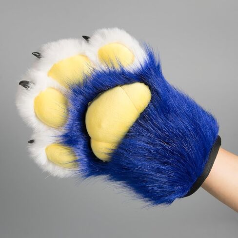 لها حفل تأثيري Fursuit باو قفازات فروي مخلب قفازات المدمج في ضغط اللعب زي اكسسوارات الحفلات للكبار in Saudi Arabia