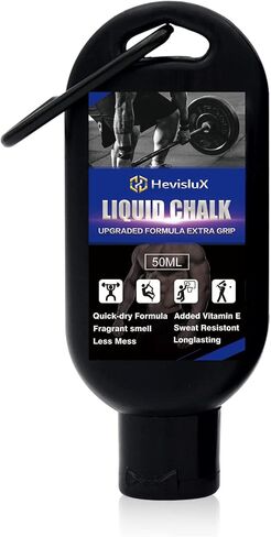 Hevislux Liquid Chalk. Improve Hand Grip for Gymnastic, Rock Climbing, Weightlifting. Quick-Drying Formula. Easy use, no Mess, Added Vitamin E. in Saudi Arabia
