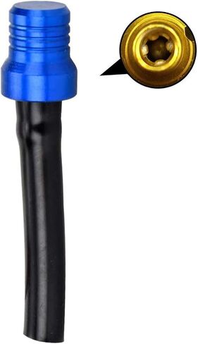 JZY Gas Cap Vent Tube With Valve Ball, Motorcycle Universal Dirt Bike Gas Cap Vent Breather Hose Tube for CRF YZF EXC Dirt Pit Quad Bike Atv - Red in Saudi Arabia