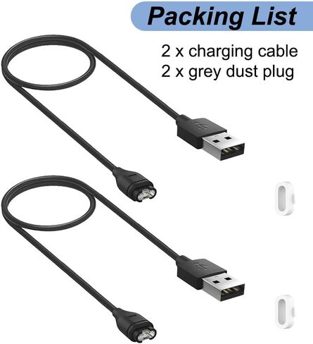 شاحن لـ Garmin Instinct، Instinct 2، Instinct 2S، Instinct 2X، كابل شحن بديل سلك USB للساعة الذكية Garmin Instinct (1) in Kuwait