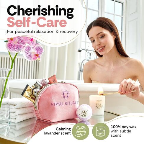 Get Well Soon Gifts for Women - Carefully Curated Sick Care Package for Women - Get Well Soon Gift Baskets for Women After Surgery - Get Well Gifts for Women w/Blanket, Mug & Candle to Feel Better in Kuwait