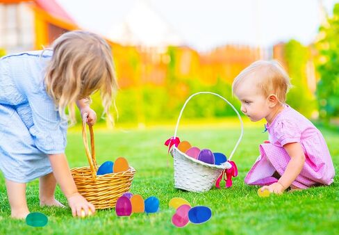 بيض عيد الفصح القابل للتعبئة من Chochkees مع بيضات عيد الفصح البلاستيكية الملونة الزاهية المفصلية، مثالية لصيد بيض عيد الفصح، بيضة المفاجأة، صيد عيد الفصح، 3 بوصات ألوان زاهية متنوعة (25 حزمة) in Saudi Arabia