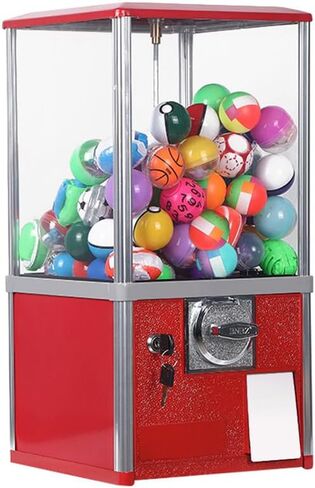 Ownsig Vending Machine for Business, Commercial Gumball Candy Prize Machine for 1.26''-1.97'' Ball, Vending Dispenser for Retail Store Amusement Park Mall (Need 1 Dollar Coins) in Kuwait