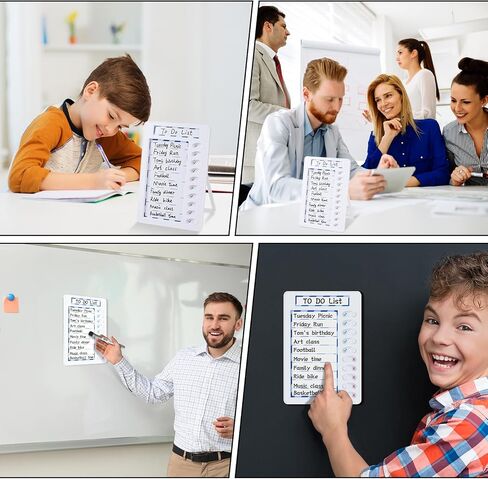 XLSXEXCL 2 Pieces to Do List Board, Checklist Board Chore Chart Slider My Chores Slider Chart Chores Chart Erasable for Kids for Refrigerator, Wall, Desk in Saudi Arabia