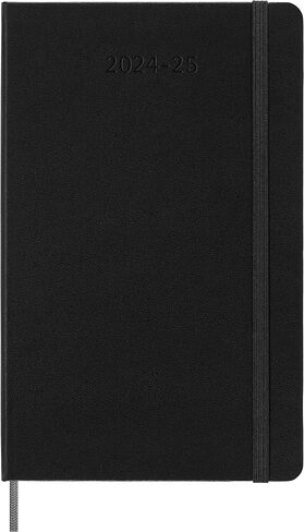 Moleskine Classic 18 Month 2024-2025 Weekly Horizontal Planner,Hard Cover, Large (5" x 8.25"), Black, 208 pages in Saudi Arabia